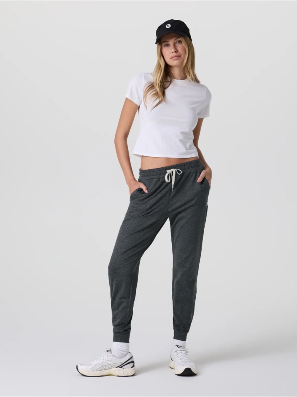 Vuori Midnight Heather Performance Jogger - Black( Long)